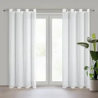 Firany - Firana Selene 140X260 na przelotkach - miniaturka - grafika 1