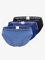 Majtki męskie - Polo Ralph Lauren Slipy pakowane po 3 szt. Mężczyźni Bawełna niebieski jednolity, S - miniaturka - grafika 1