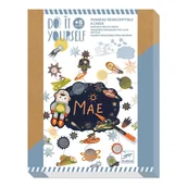 Zabawki kreatywne - Zrób to sam Djeco - Tablica do pisania Kosmos - miniaturka - grafika 1