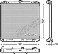 Układ chłodzenia - akcesoria - Chłodnica, układ chłodzenia silnika Denso DRM46041 - miniaturka - grafika 1