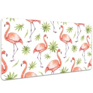 Podkładki pod mysz - Podkładka pod mysz i klawiaturę Flamingi 100x50 cm, Dywanomat - miniaturka - grafika 1