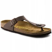Sandały damskie - Birkenstock Gizeh BFBC 0043753 Brązowe 37 - miniaturka - grafika 1