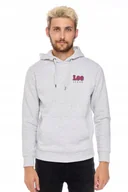 Bluzy męskie - LEE HOODY SHARP GREY MELE L82KUB03 M - miniaturka - grafika 1