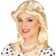 Dodatki do strojów karnawałowych - Guirca Peruka party "Marilyn Monroe - długie", blond - miniaturka - grafika 1