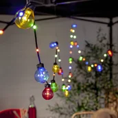Lampy ogrodowe - STAR TRADING Łańcuch świetlny LED Bolla, kolorowy, plastikowy Długość 5,3 m 20-punktowa. - miniaturka - grafika 1