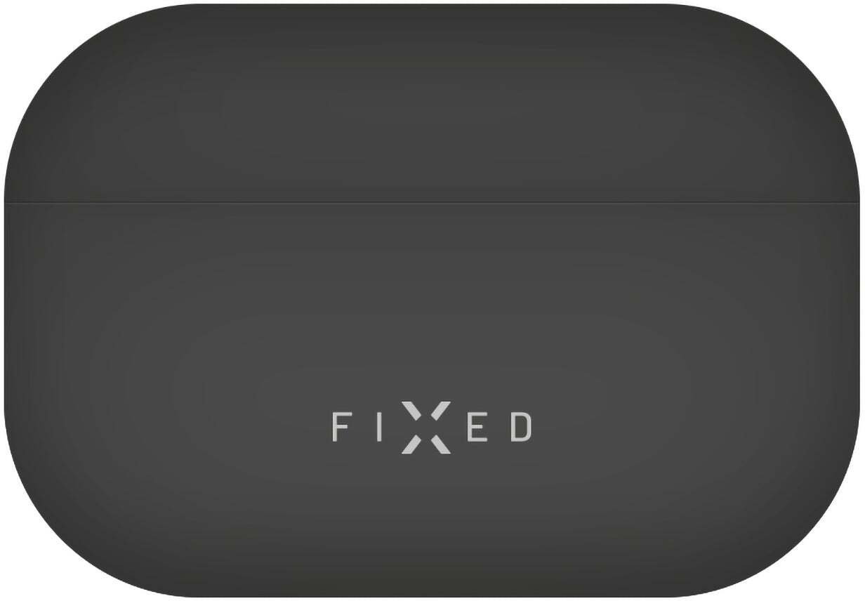 Fixed Ultracienkie silikonowe etui Silky do Apple AirPods Pro 3 czarne