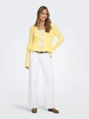 Swetry damskie - ONLY Kardigan w kolorze żółtym - miniaturka - grafika 1