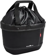 Koszyki rowerowe - KLICKfix Damski kosz na kierownicę Shopper alingo Klickfix, czarny 13KF836Z - miniaturka - grafika 1