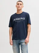 Koszulki męskie - Jack & Jones Koszulka "Devin Daytona" w kolorze granatowym - miniaturka - grafika 1
