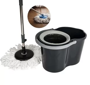 Wiadro 16 L + Mop Obrotowy do mycia Paneli Płytek - Miotły, szufle, mopy - miniaturka - grafika 1