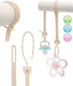 Gryzaki dla dzieci - Łańcuszek zawieszka silikon do smoczka gryzaka anty zgubieniowa SafeTeddy - miniaturka - grafika 1