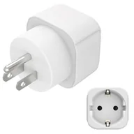 Gniazdka elektryczne - Adapter podróżny HAMA Basic 223438 (Europa - USA) - miniaturka - grafika 1