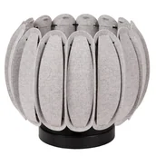 Lampy stojące - Lampa stołowa z filcu Spencer 34545/81/36 Lucide szara - miniaturka - grafika 1