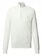 Swetry męskie - Polo Ralph Lauren, biały sweter męski z dzianiny, rozmiar XL - miniaturka - grafika 1