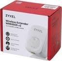 Switche - Zyxel WRE6505 v2 Nadajnik i odbiornik sieci 10,100 Mbit/s Biały, Wzmacniacz - miniaturka - grafika 1