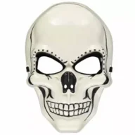 Dodatki do strojów karnawałowych - Maska Skeleton uniwersalny rozmiar - miniaturka - grafika 1