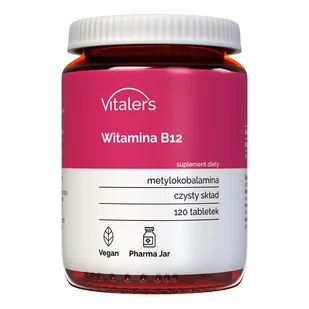 Vitaler's, Witamina B12 100 µg, 120 tab. - Witaminy i minerały - miniaturka - grafika 1
