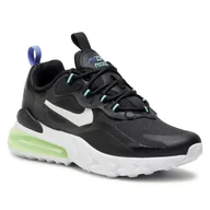 Sneakersy damskie - Sneakersy Nike Air Max 270 React (GS) CZ4212 001 Czarny - miniaturka - grafika 1