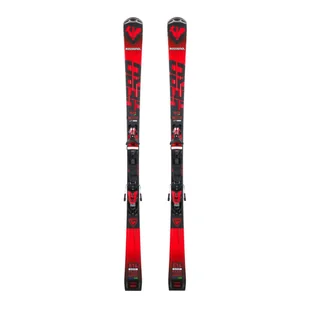 Narty zjazdowe Rossignol HERO MASTER MT TT Cam K + NX12 czerwono-czarne RRLPM02 175 cm - Narty - miniaturka - grafika 1