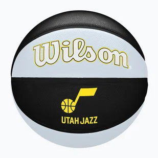 Piłka do koszykówki Wilson NBA Team Tribute Utah Jazz szary rozmiar 7 - Koszykówka - miniaturka - grafika 1