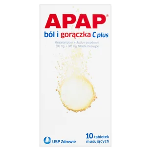 US Pharmacia Apap C Plus 10 szt. - Przeziębienie i grypa - miniaturka - grafika 1