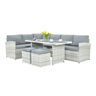 Zestaw Mebli Ogrodowych Wypoczynkowych Technorattan SALO Narożnik na Taras - Meble ogrodowe Zestaw Mebli Ogrodowych Wypoczynkowych Technorattan SALO Narożnik na Taras - Meble ogrodowe - miniaturka - grafika 1