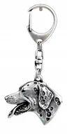 Breloki - Dalmatyńczyk Brelok Breloczek posrebrzany - miniaturka - grafika 1