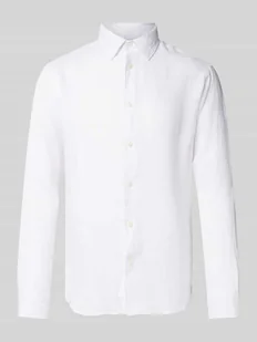 Koszula lniana o kroju regular fit z kołnierzykiem typu kent model ‘KYLIAN’ - Koszule męskie - miniaturka - grafika 1