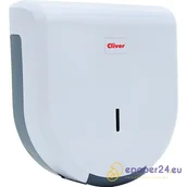 Dozowniki papieru i mydła dla firm - Podajnik do papieru toaletowego Cliver biało-szary - miniaturka - grafika 1