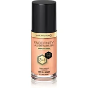 Podkłady do twarzy - Max Factor Facefinity All Day Flawless 3w1 kryjący podkład w płynie N77 Soft Honey 30ml - miniaturka - grafika 1