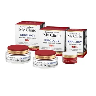 Janda XMASS My Clinic Kriology 60+ (Krem na dzień 50ml + Krem na noc 50ml + Krem pod oczy 15ml - Zestawy kosmetyków damskich - miniaturka - grafika 2