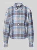 Koszule damskie - Bluzka koszulowa o kroju regular fit z czystej bawełny model ‘JILDA’ - miniaturka - grafika 1