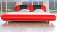 Łóżka - Nowoczesne łóżko tapicerowane Laura - eko skóra - 120x200 - miniaturka - grafika 1