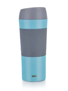 Banquet Kubek podróżny MATTY 400 ml, niebieski - Kubki termiczne - miniaturka - grafika 1