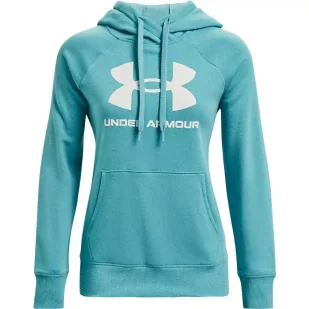 Bluza damska Under Armour Rival Fleece Logo Hoodie - Bluzy sportowe damskie - miniaturka - grafika 5