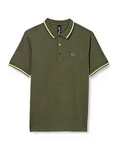 Koszule męskie - Replay Męska koszula polo M3685A, 314 SAGE zielona, XS - grafika 1