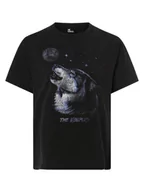 Koszulki i topy damskie - The Kooples - T-shirt damski, szary|czarny - miniaturka - grafika 1