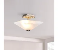 Lampy sufitowe - Flambeau STAR-F-S-DS - Lampa sufitowa STAR 2xE27/40W/230V złota - miniaturka - grafika 1