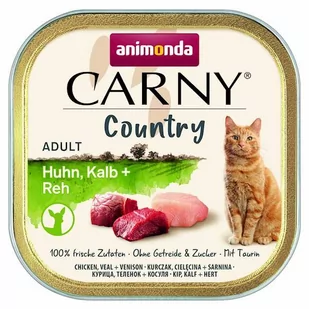 Animonda Carny Country Adult Kurczak,Cielęcina i Sarna 100g AAK 83844 - Mokra karma dla kotów - miniaturka - grafika 1