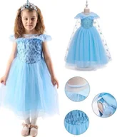 Zabawki kreatywne - PRC STRÓJ FROZEN II SUKIENKA ELSA KRAINA LODU E201 KSIĘŻNICZKA 140 - miniaturka - grafika 1