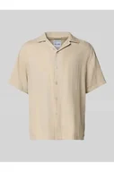 Koszule męskie - Koszula casualowa o kroju regular fit z kołnierzykiem typu resort model ROBERT - Only & Sons - miniaturka - grafika 1