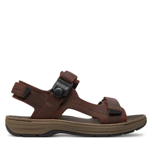Sandały Clarks Saltway Trail 26176905 Brązowy - Sandały męskie - miniaturka - grafika 1