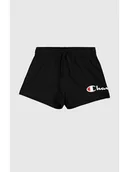 Spodenki damskie - Champion Szorty dresowe w kolorze czarnym - miniaturka - grafika 1