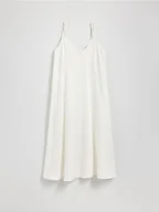 Sukienki - Reserved - Jeansowa sukienka maxi z lyocelllu - biały - miniaturka - grafika 1