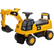 Chodziki - Jeździk Samochód Auto Pchacz Koparka Cat  Żółty - miniaturka - grafika 1