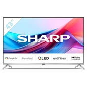 Telewizory - Sharp 43GP6765 43" QLED 4K Google TV - miniaturka - grafika 1