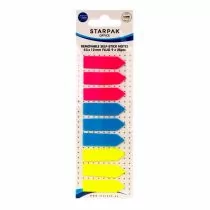 Starpak Zakladka Ind 12x43 9x25k  Fluo B/c 24/1008 - Szkolne artykuły papiernicze - miniaturka - grafika 1
