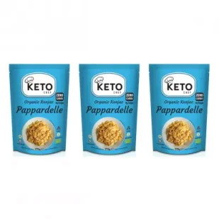 Better Than Foods Makaron keto konjac typu noodle pappardelle bezglutenowy Zestaw 3 x 270 g Bio - Makaron - miniaturka - grafika 1