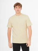 Koszulki męskie - Bench Koszulka "Vibo" w kolorze beżowym - miniaturka - grafika 1