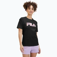 Koszulki i topy damskie - Koszulka damska FILA Londrina black - miniaturka - grafika 1